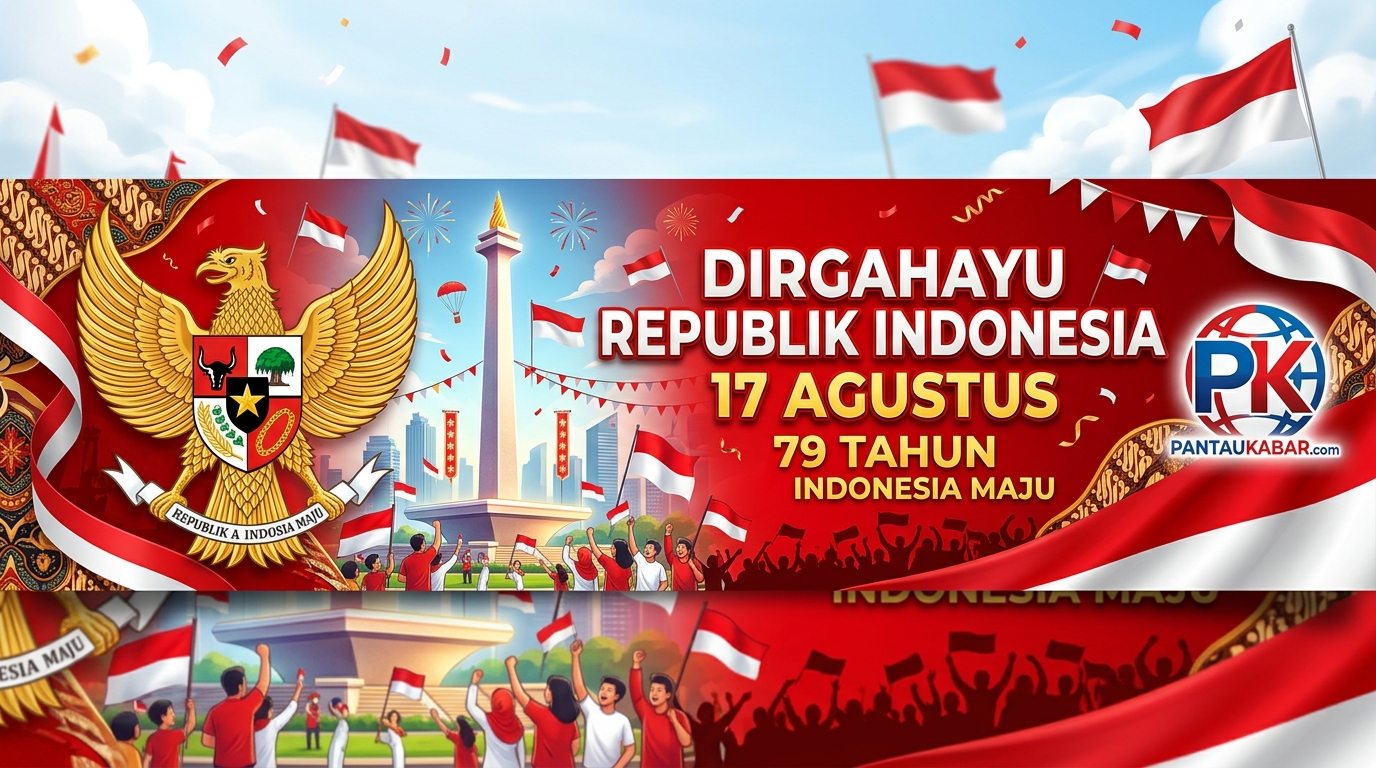 Dirgahayu RI 17 Agustus PantauKabar Banner
