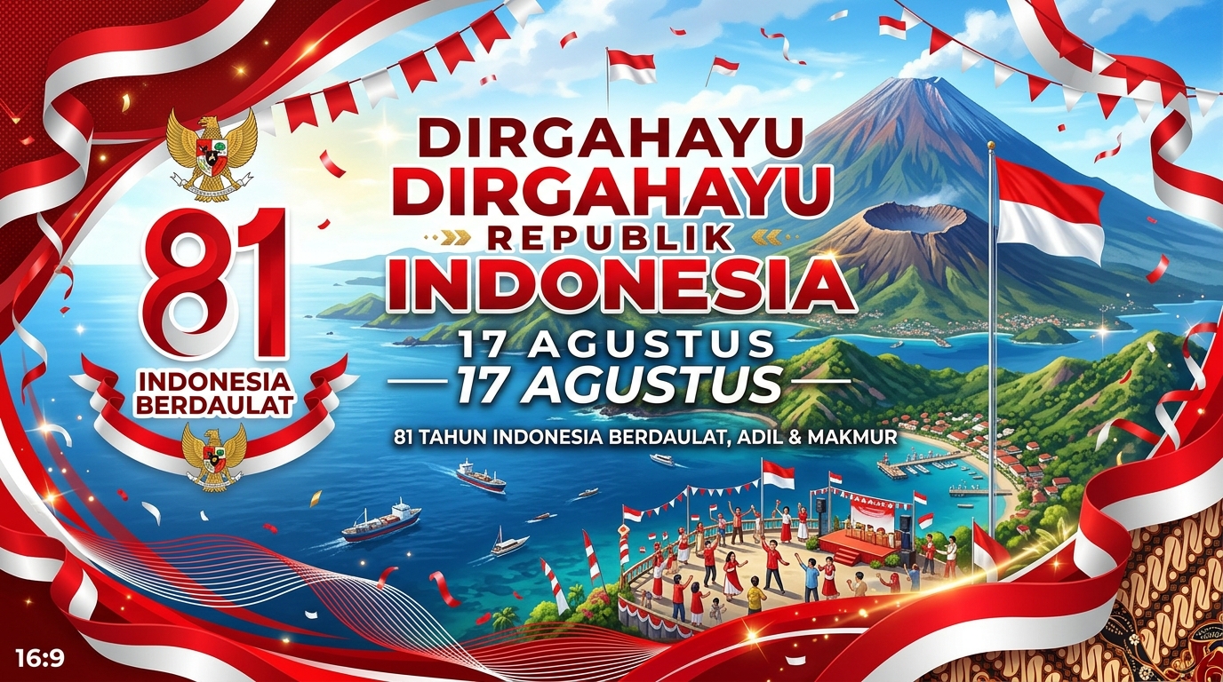 Dirgahayu Indonesia Banner